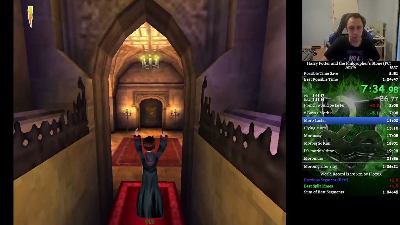 Harry Potter 1 Any% Speedrun - 1:05:56 [WR]