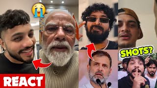 RAFTAAR REACT - NARENDRA MODI X RAFTAAR | LOKA SHOTS ON RAFTAAR? | CONGRESS ON EMIWAY PROTEST ANTHEM
