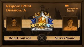 [RU] SilverName vs BoarControl | Неделя 4 День 2 | 2020 Grandmasters Season 1 (9 мая 2020)