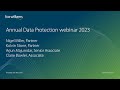 Annual Data Protection webinar 2023
