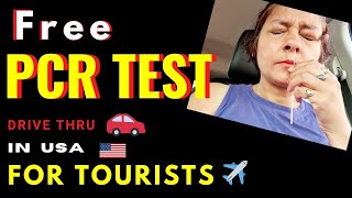 Free RT-PCR Test in USA for tourists DriveThru CovidTest in US for tourists & Travelers #CVSPharmacy