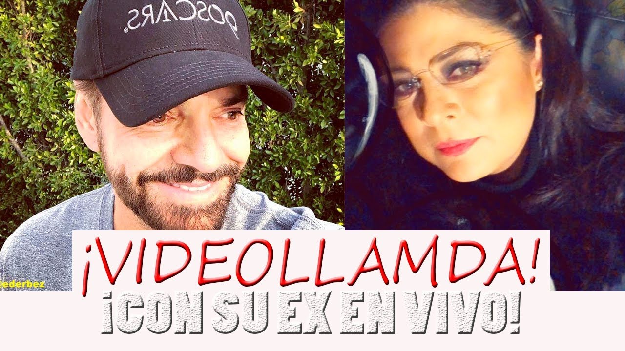 Reacción de Eugenio Derbez en videollamada con Victoria Ruffo - YouTube