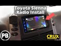 2004 - 2010 Toyota Sienna Radio Install