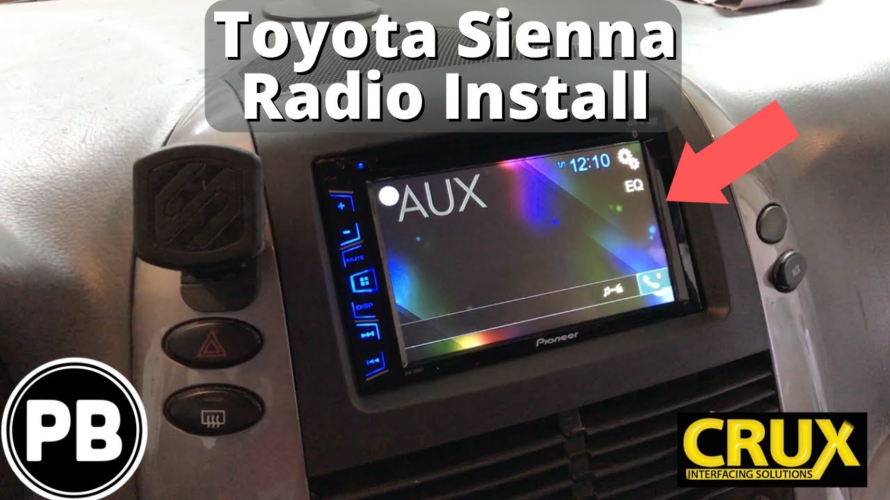 2004 toyota sienna audio system