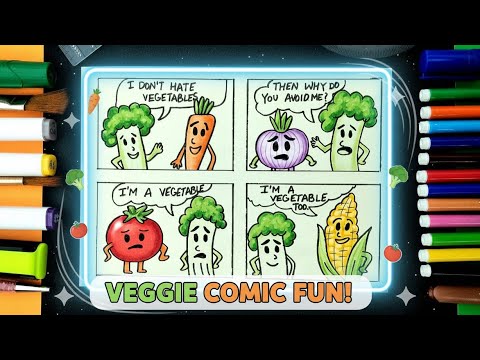 How to create a Comic Strip♥️/ Easy Drawing /Art Video @amazyartdesign ...