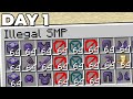 Day ONE of the Most ILLEGAL Minecraft SMP...