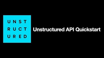 Unstructured API Quickstart