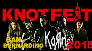 KoRn San Bernardino Knotfest 2015