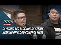 Cayetano-led bloc holds Senate hearing on flood control mess | ANC