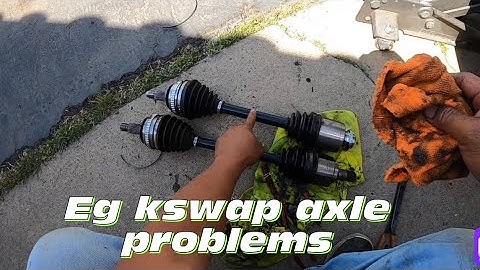 Swap Axle Issues With The K20A2  Eg