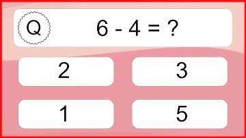 20 Subtraction Quiz Exercises for Kids: Numbers Up to 20