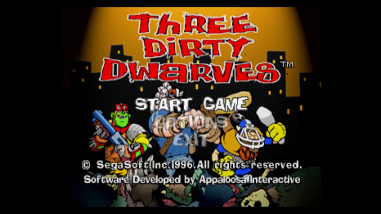 セガサターン] Three Dirty Dwarves (Flash SegaSaturn Vol. 16) - YouTube