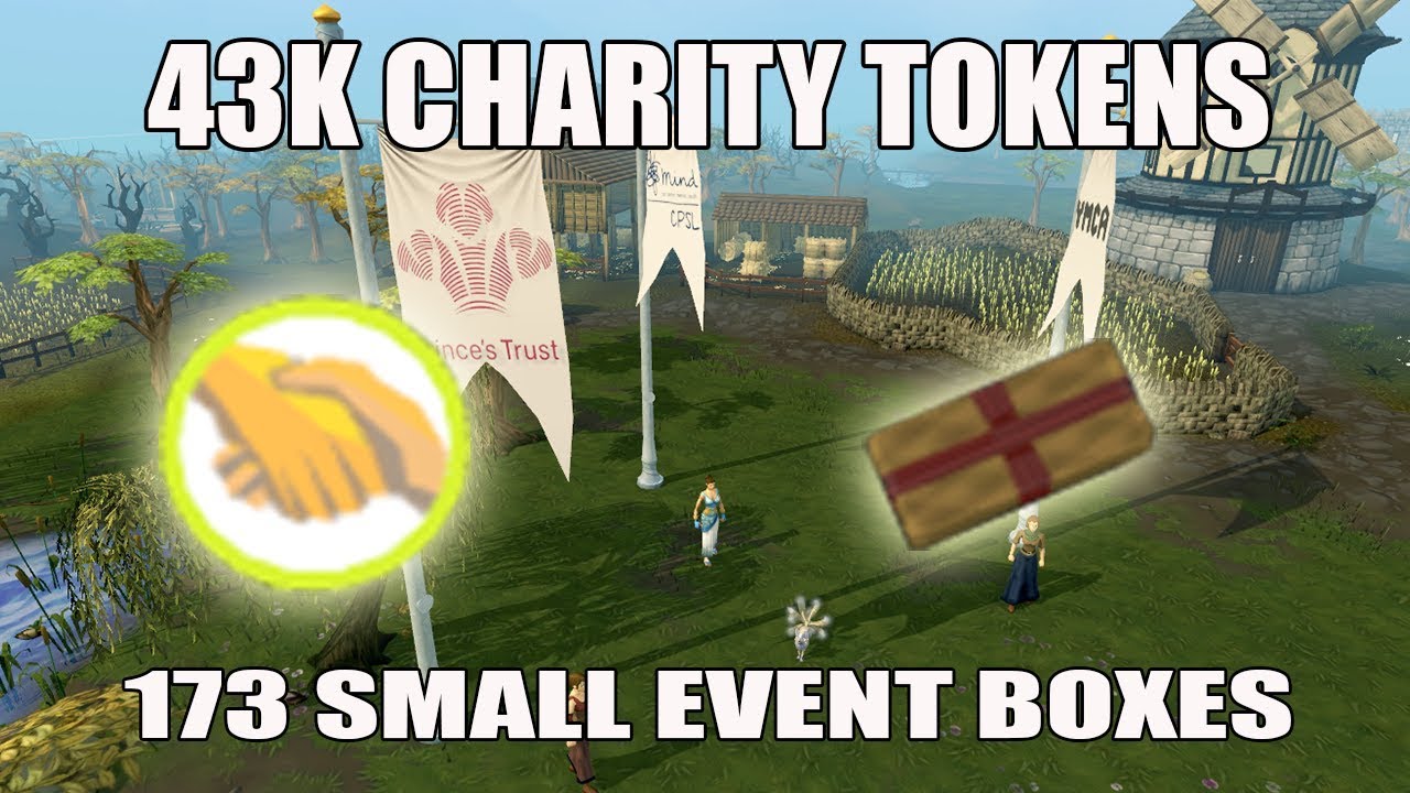 [Runescape 3] Loot from 43k Charity Tokens Small Mystery Boxes