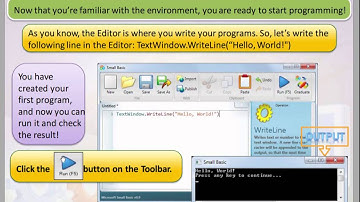 CIS 116 Introducing Small Basic