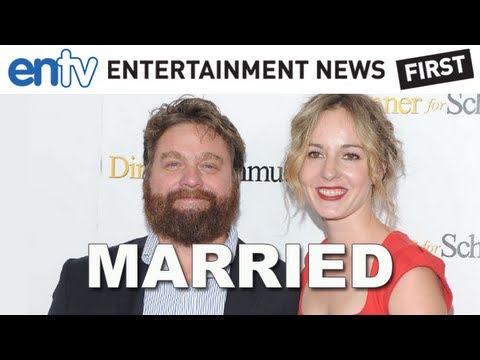 Zach Galafianakis Gets Married To "Growing Voices" Founder Quinn Lundberg: ENTV