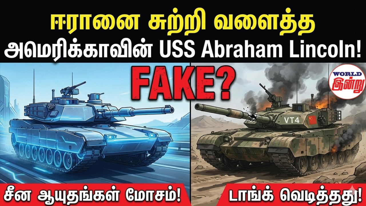 ஈரானை சுற்றி வளைத்த அமெரிக்காவின் USS Abraham Lincoln! | World News