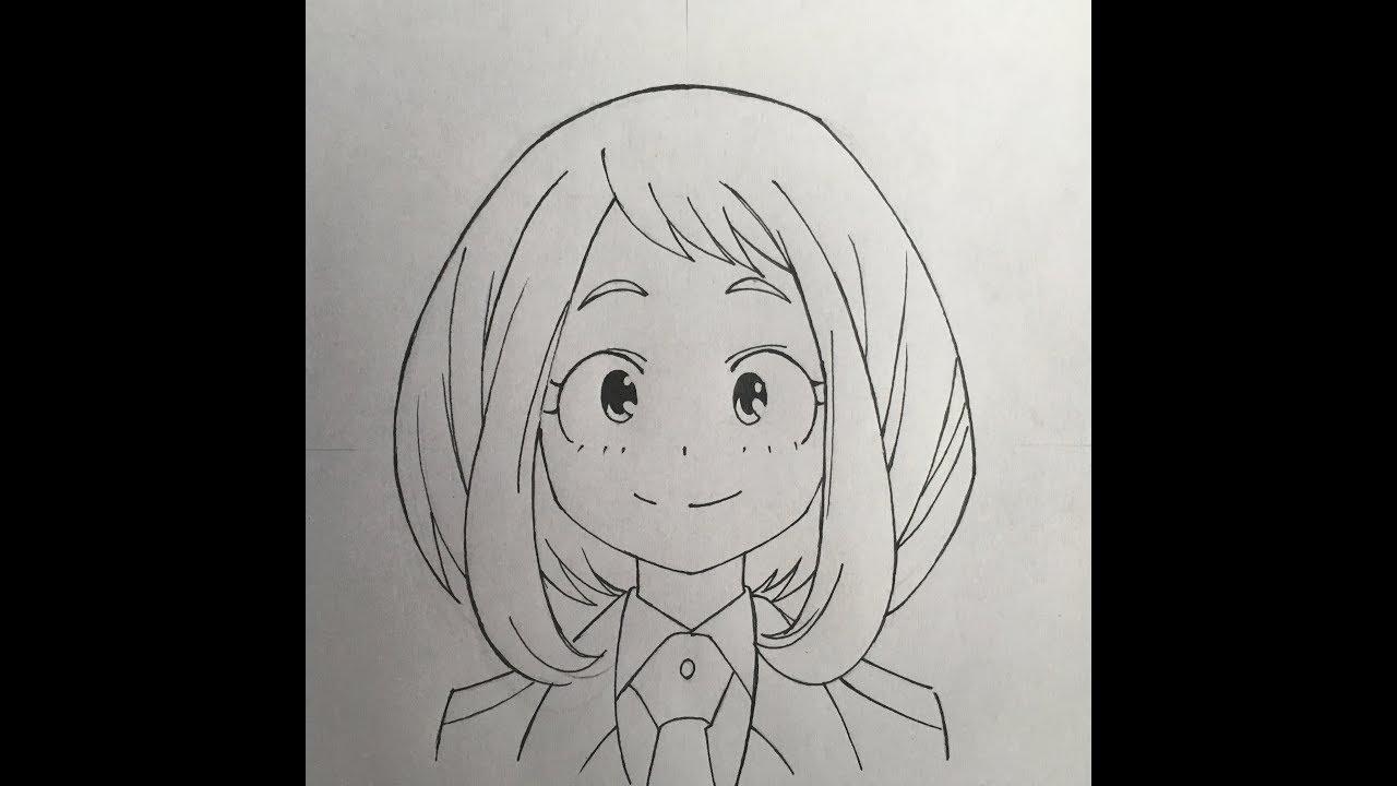 How To Draw Uraraka My Hero Academia Youtube