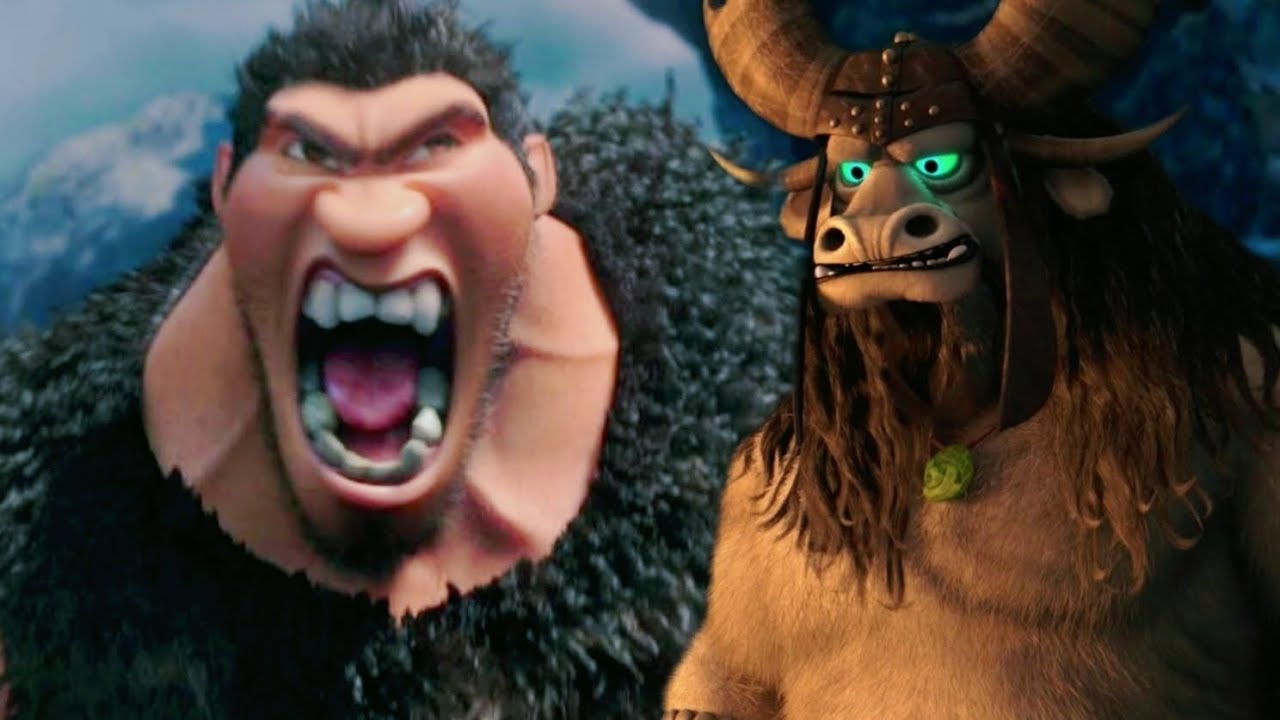 Kai vs Grug (Croods) - YouTube