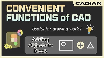 CAD(AutoCAD) Tips & Tricks - Adding Objects to Block _ CADian