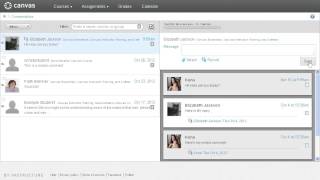 Brief introduction on how to use the Canvas Inbox