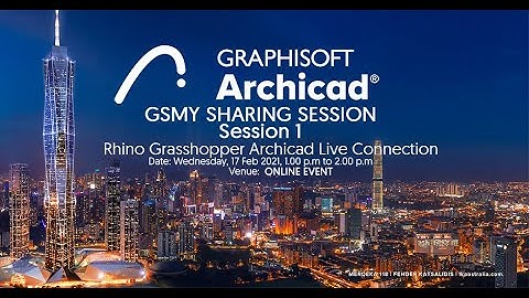 MYSS1 Rhino Grasshopper Archicad Live Connection