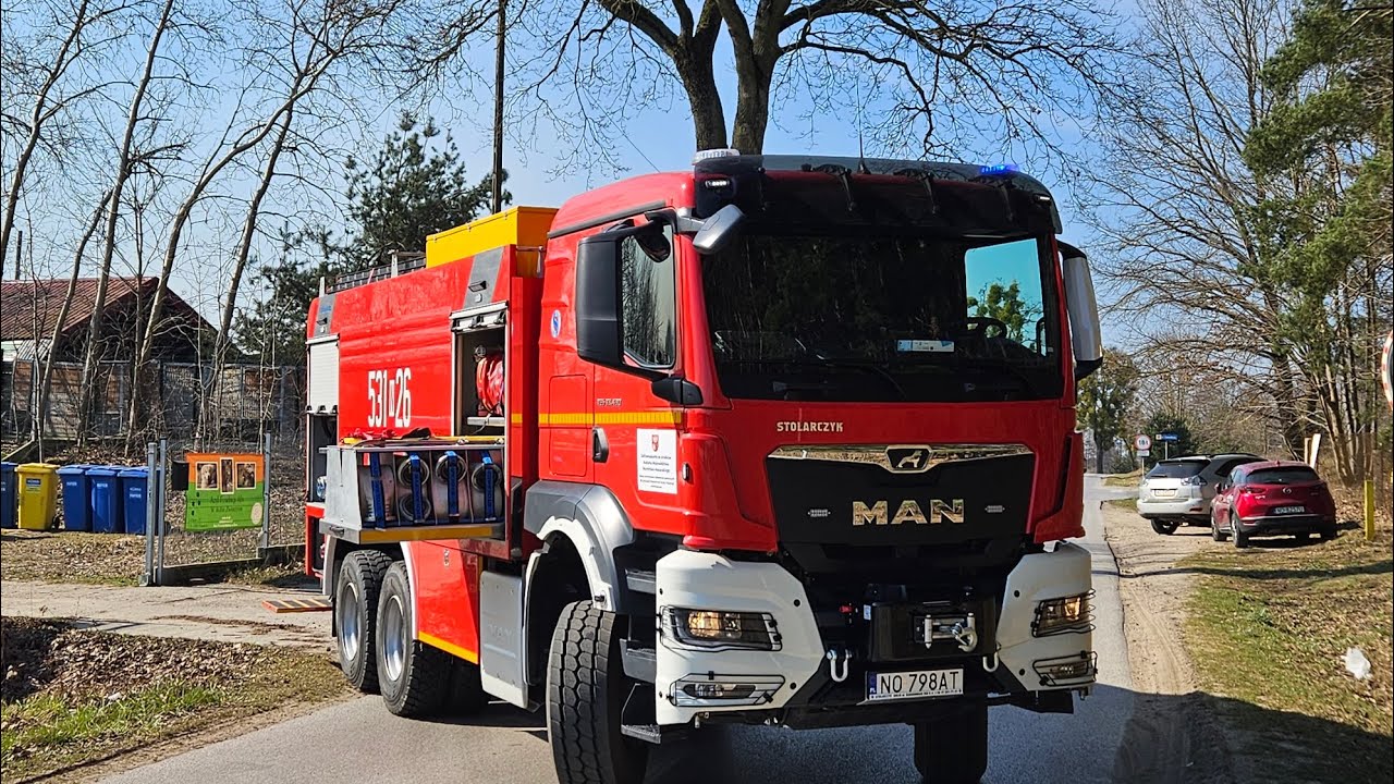 Lubajny/Ostróda duży Pożar traw