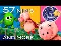 London Bridge Is Falling Down | And Lots More Kids' Songs | 57 Minutes from LittleBabyBum!