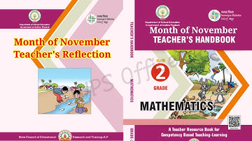 2nd Class Maths Teachers Handbook and reflection Month of November | 2nd class dairy of November 