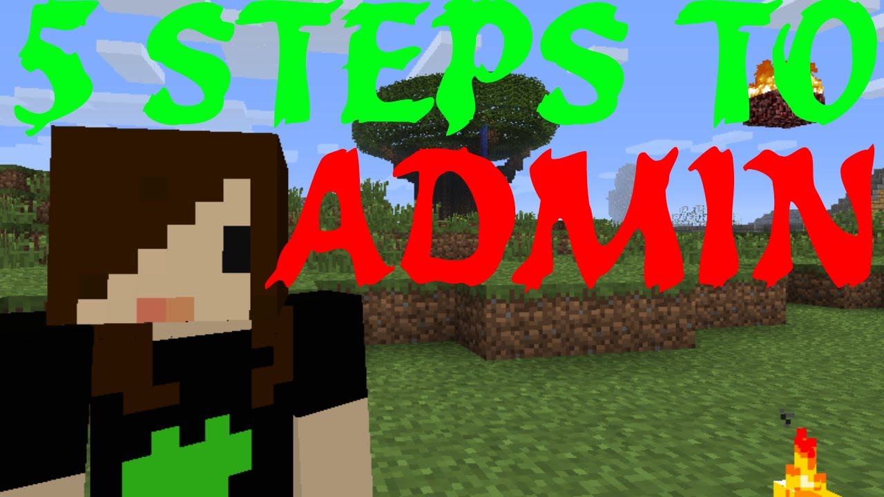 5 Steps to Becoming an Admin - Minecraft - YouTube