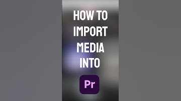 IMPORT Files into Premiere Pro Like a Pro in 2024!