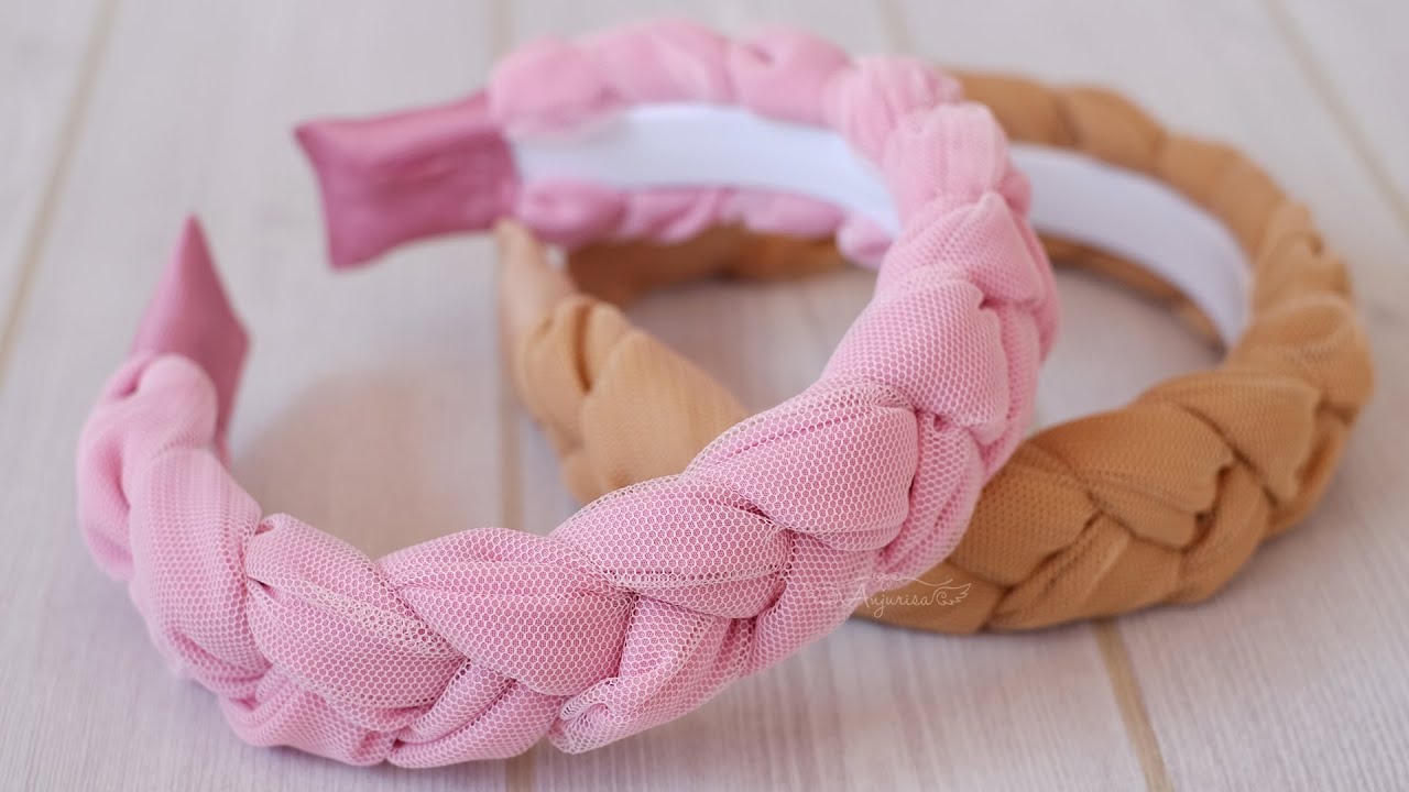 Puffy Braided Headband Tutorial Diy Hard Headband Design Ideas Youtube