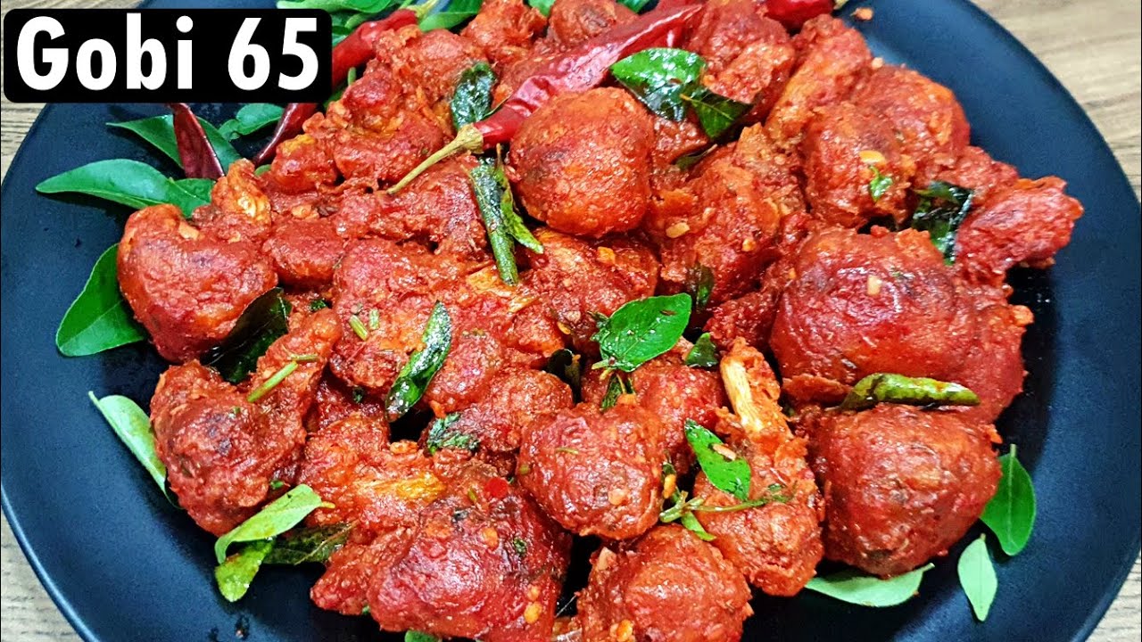 Crispy Gobi 65 Recipe | Cauliflower 65 Restaurant Style | How to make Gobi 65 | Kanak