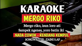 Mergo Riko - Nada Cowok  Karaoke Lirik  Catur Arum || Kendang Kempul Banyuwangi