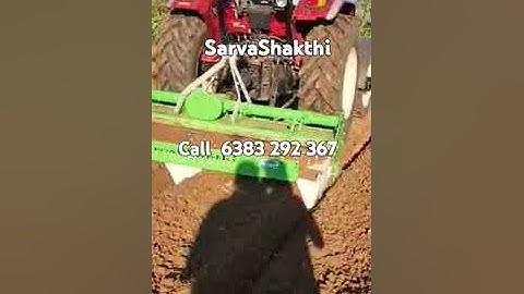 Watch the SarvaShakthi Ridger Rotavator in action!Customerreviews its impressive working performance