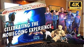 4K CinemaCon 2023 Celebrating Moviegoing Experience | Walking Caesars Palace Las Vegas Hotels