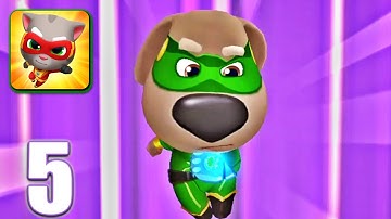Talking Tom Hero Dash - 🐶NEW PET! - Gameplay Walkthrough PART 5 (iOS Android)