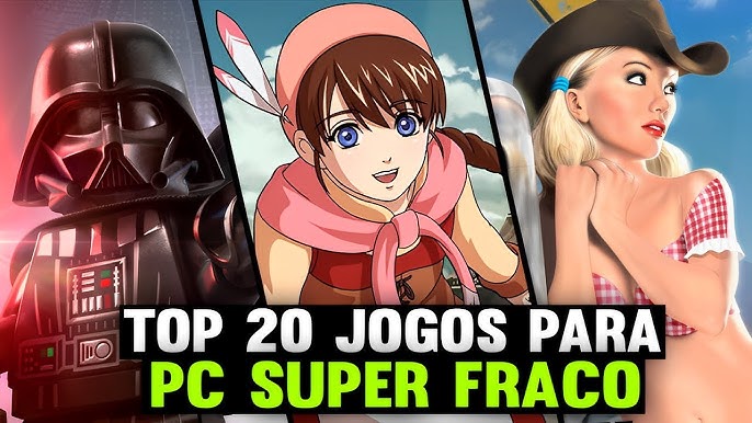 Os 16 melhores JOGOS de ANIME para PC fraco 