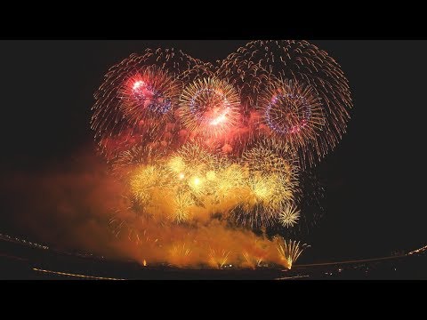 2017長岡花火3日 この空の花 マルゴー