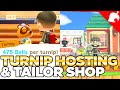 I Hosted Turnips for 10 Hours & New Able Sister's Workshop - Animal Crossing New Horizons 38
