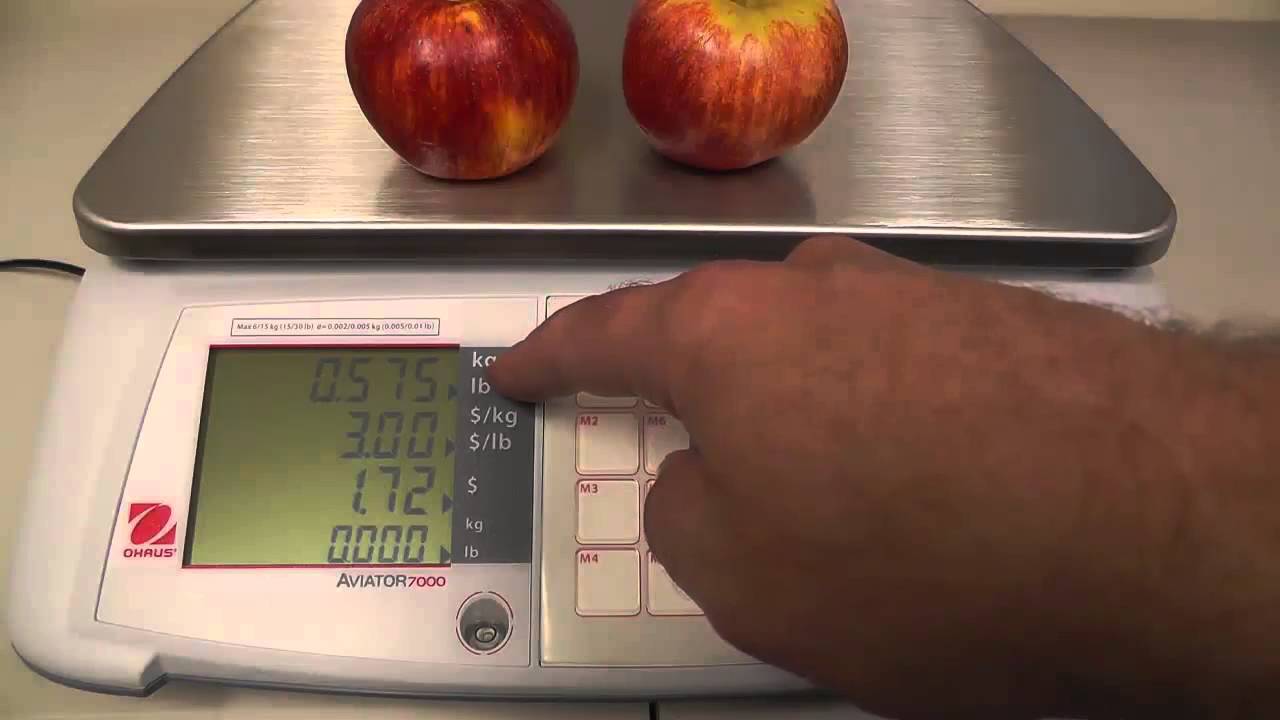 Ohaus Aviator 7000 Price Computing Scale Review Video