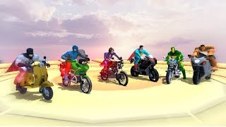 super hero bike mega ramp 3 ; Android gameplay part 1 screenshot 5