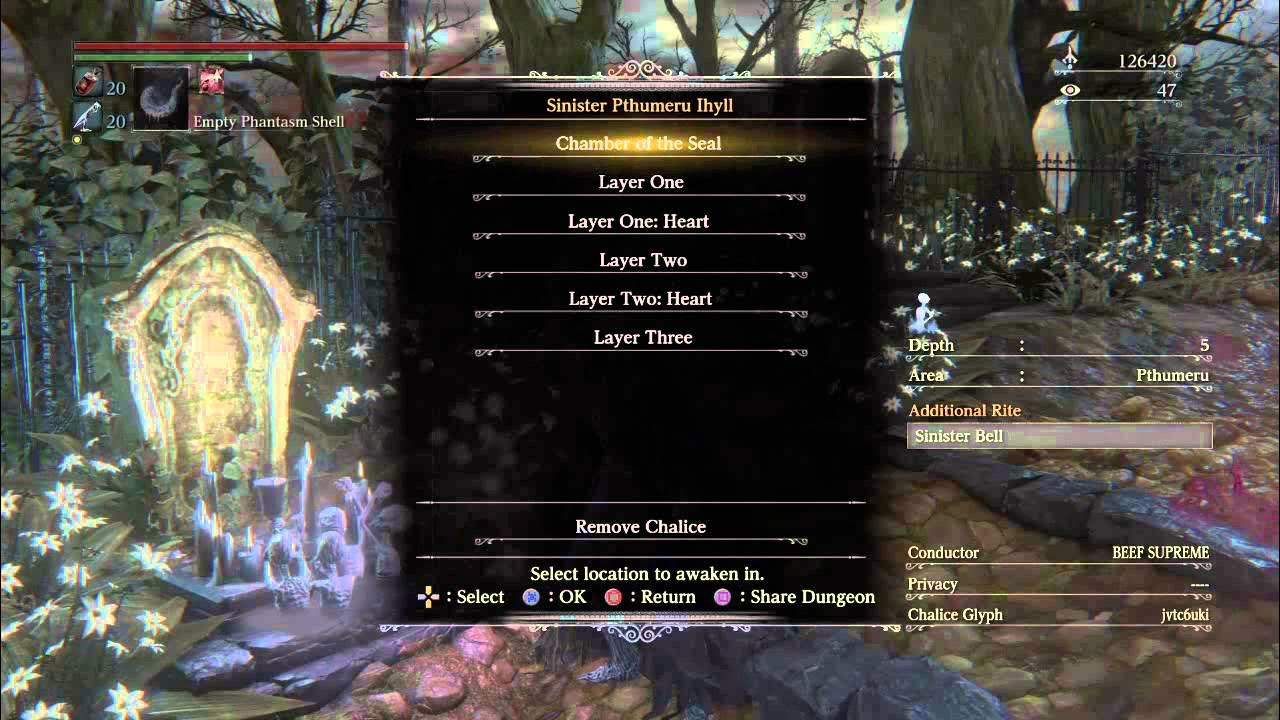 Bloodborne Chalice Dungeons / Yarnham Queen Boss Trophy Explained