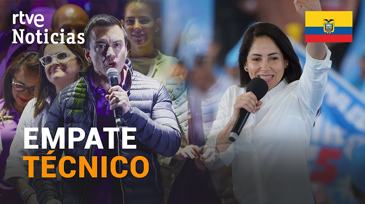 ELECCIONES ECUADOR: DANIEL NOBOA Y LUISA GONZÁLEZ se verán en LA SEGUNDA VUELTA por la PRESIDENCIA