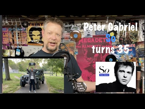 Peter Gabriel releases So 35 years ago