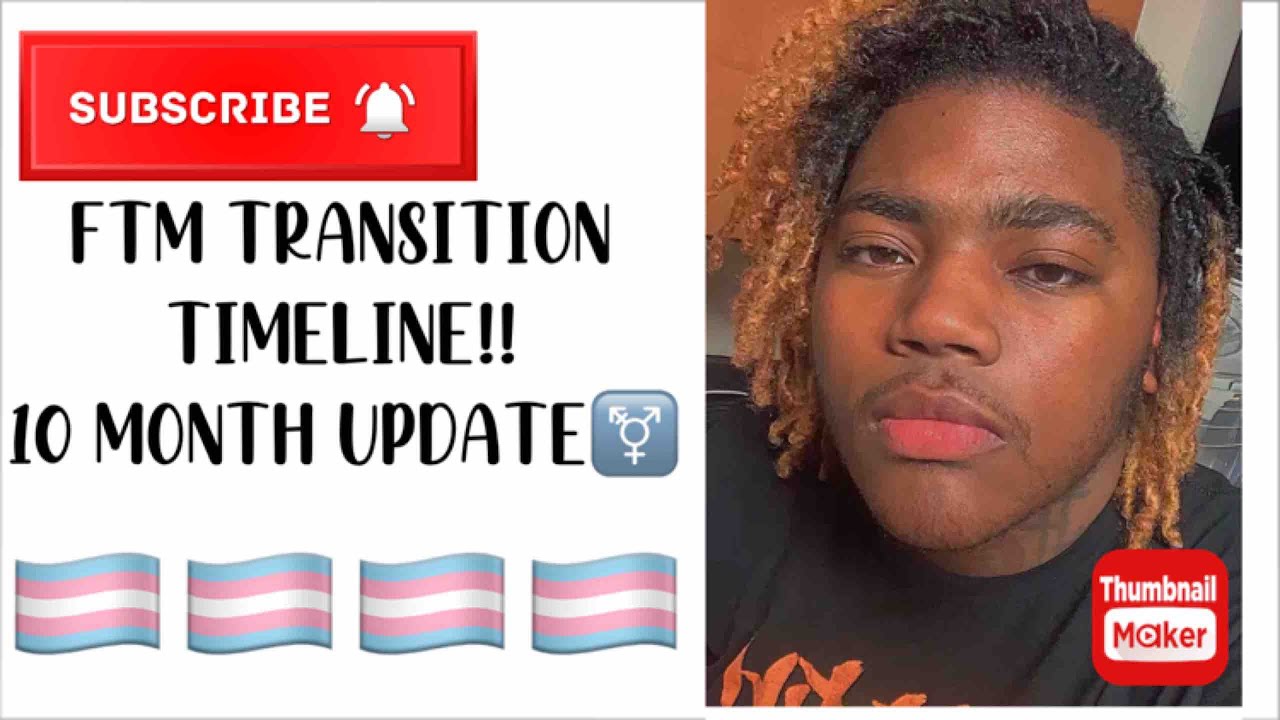 TRANSITION TIMELINE!! | FTM TRANSGENDER 10 month update