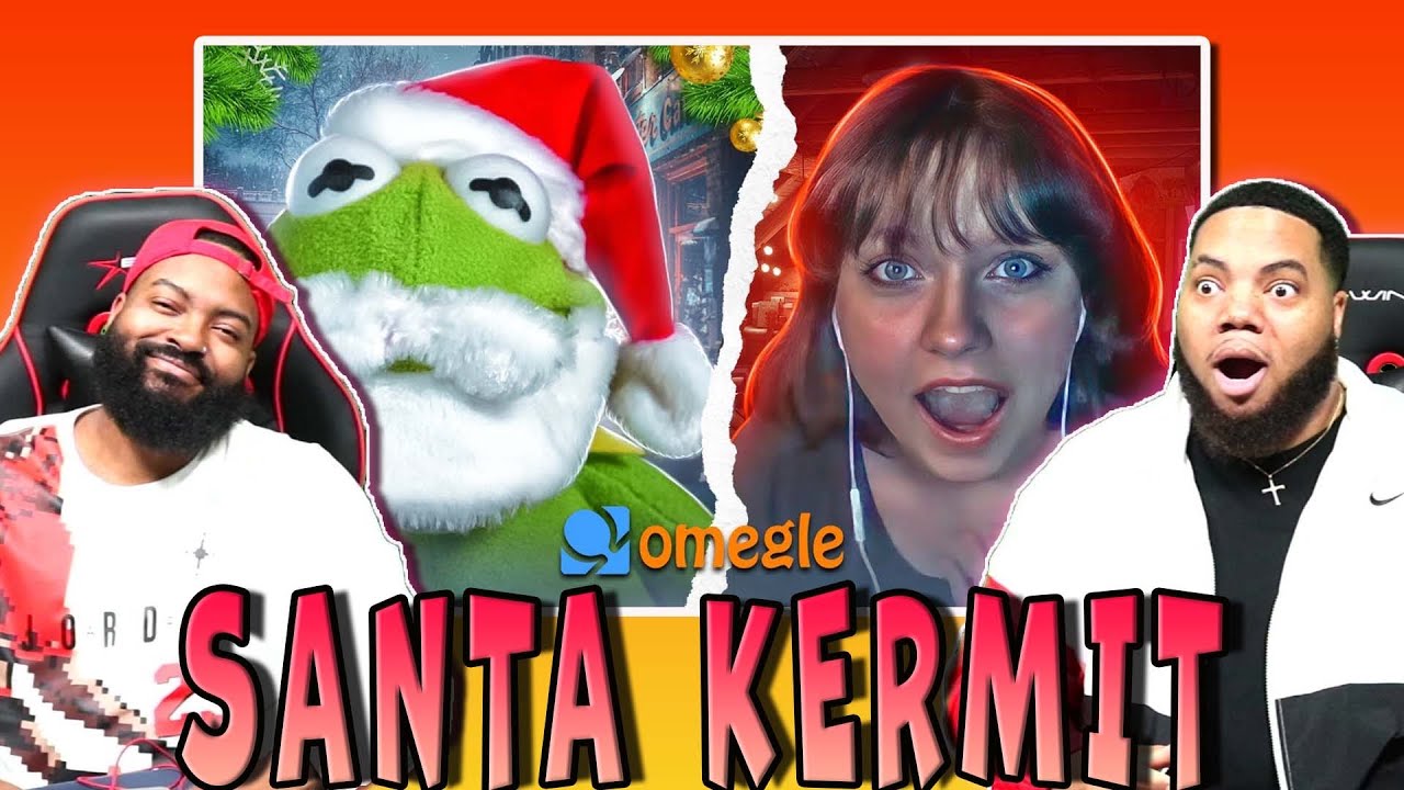 INTHECLUTCH REACTS TO SANTA KERMIT GOES ON OMEGLE