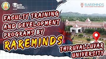 FDP at Thiruvalluvar University by Rareminds