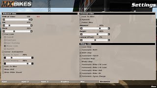 MY FULL MX BIKES SETTINGS TOUR 2023!