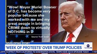President Donald Trump's policies spark protests in multiple US cities on Labor Day