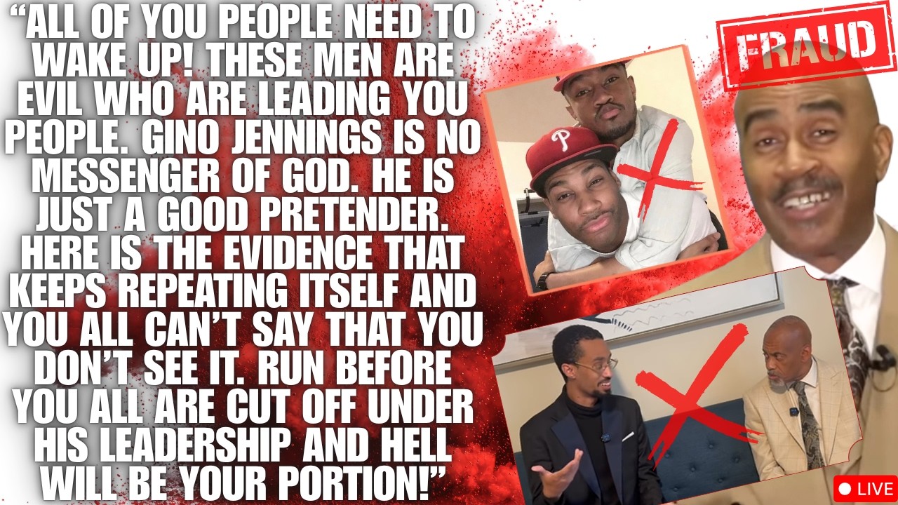 GINO JENNINGS’ READER WILLIAMS KNOWS THAT THIS FIRST CHURCH MEMBER, ELIJAH INTERVIEWING HIM IS GAY.